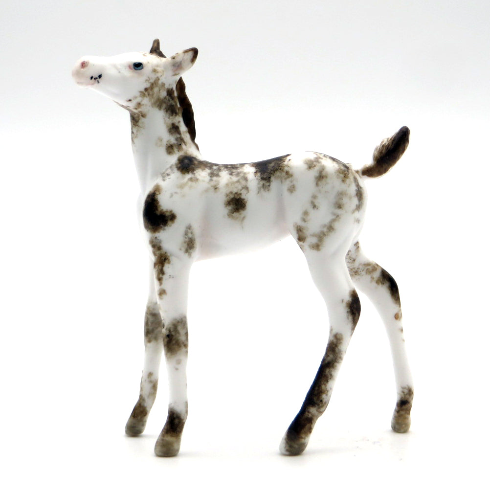 Seagress-OOAK Appaloosa Foal Chip STONE BOWL V