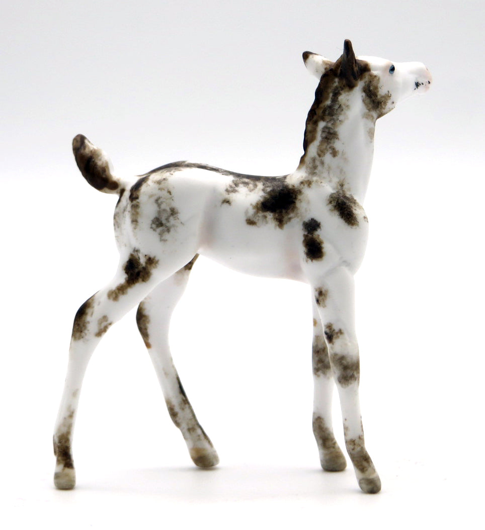 Seagress-OOAK Appaloosa Foal Chip STONE BOWL V