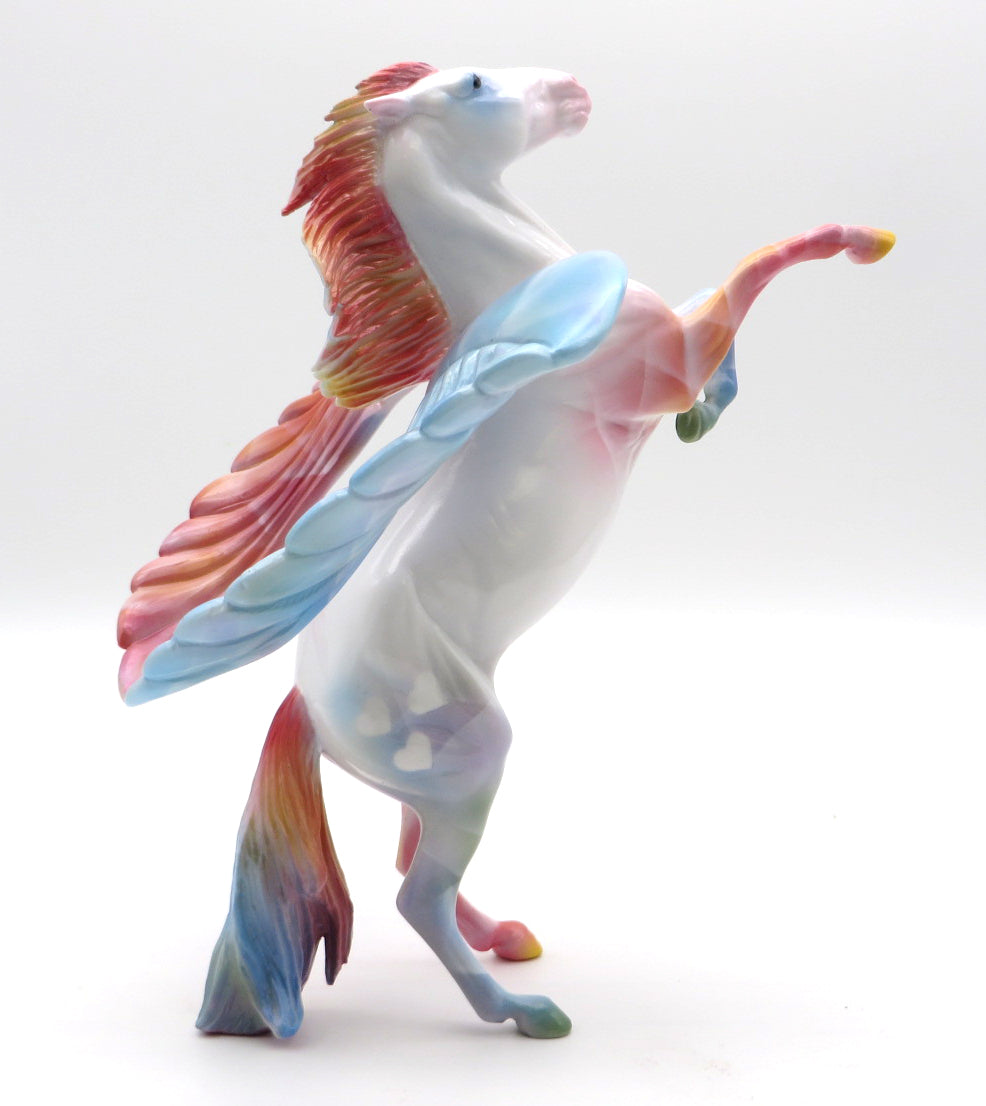 Prism-OOAK Rearing Pebbles Deco Painted by Jas 2/7/22