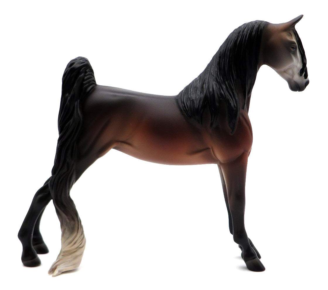 Stance OOAK Bay Saddlebred  Pebble -- Stone Bowl V