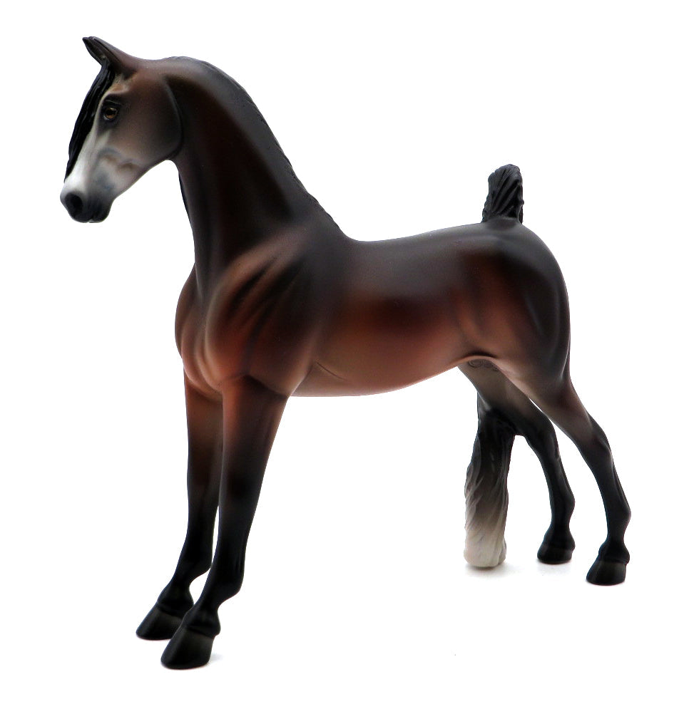 Stance OOAK Bay Saddlebred  Pebble -- Stone Bowl V