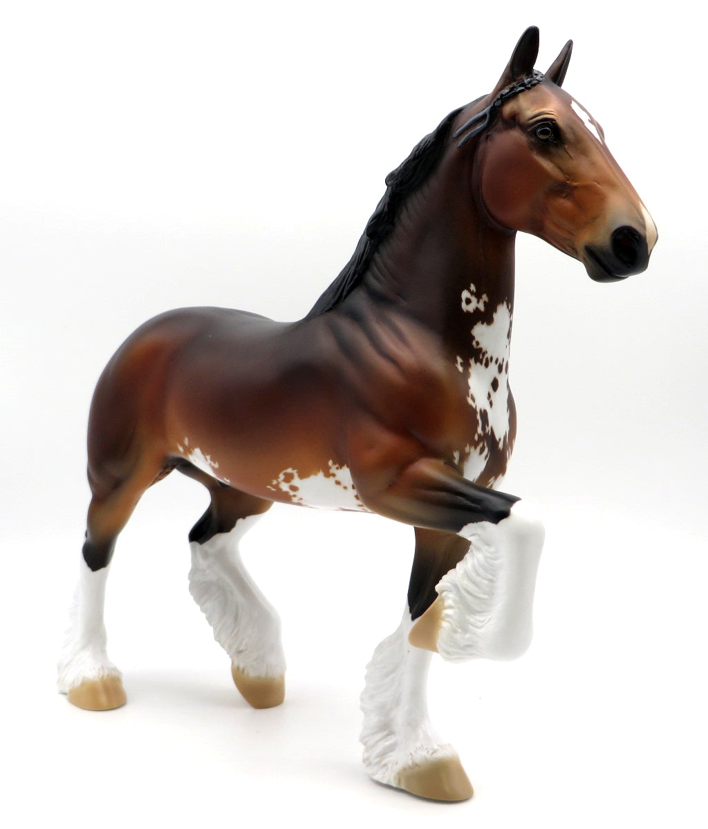 Fullback- OOAK Bay Sabino Trotting Drafter Stone Bowl V