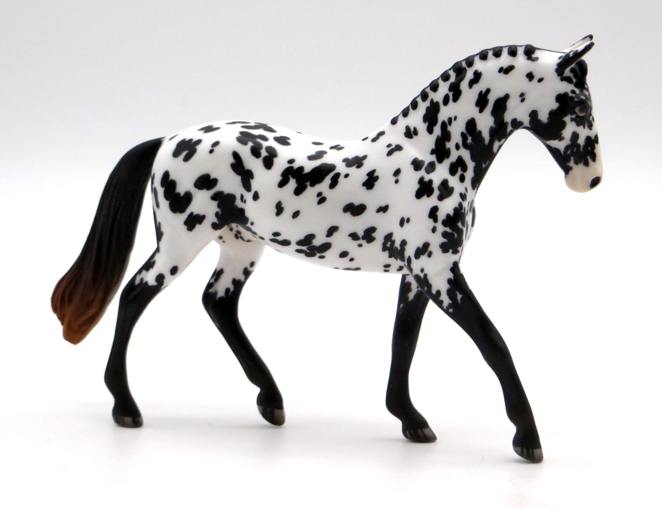 Athlon -- OOAK Loud Appaloosa Warmblood Chip-- Stone Bowl V