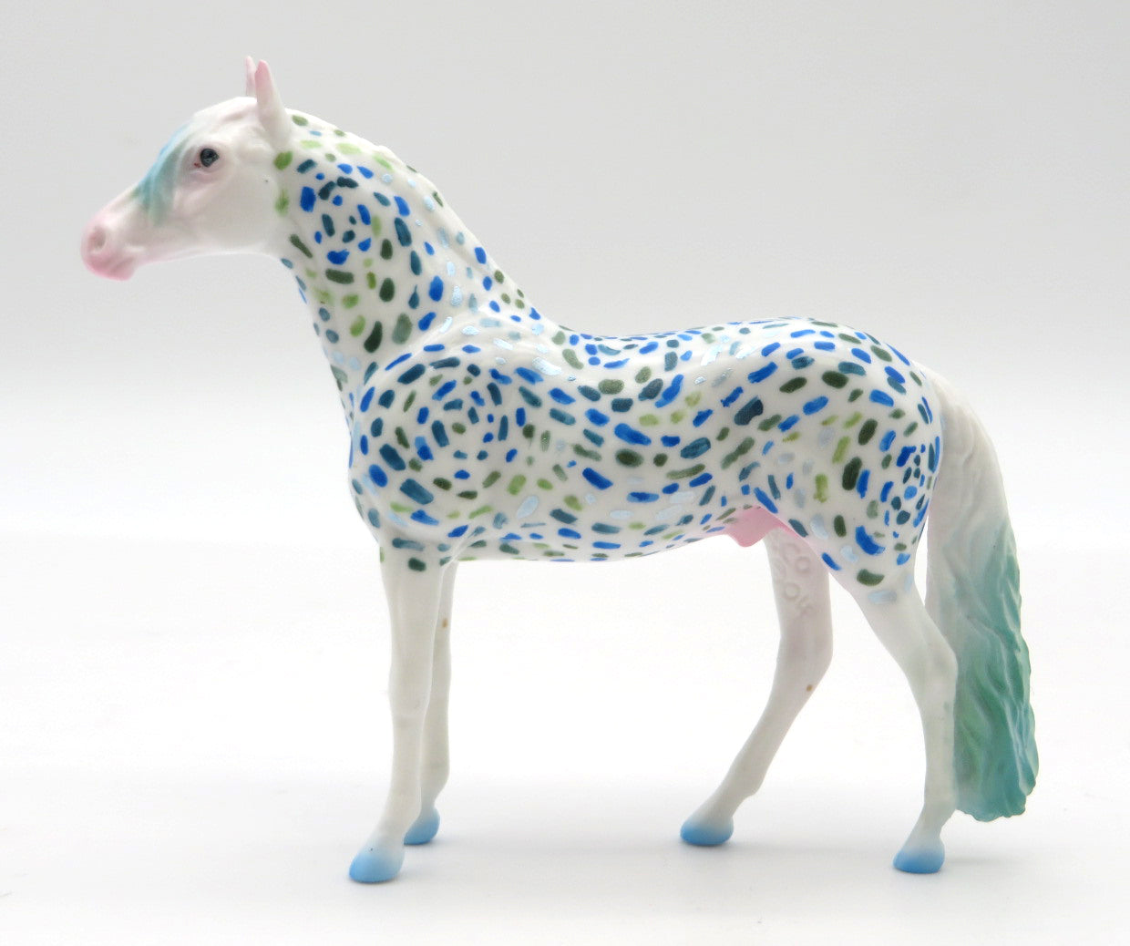 Sweep-OOAK Deco Andalusian Chip STONE BOWL V