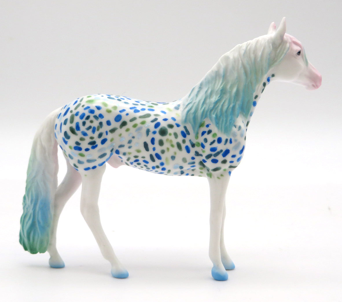 Sweep-OOAK Deco Andalusian Chip STONE BOWL V