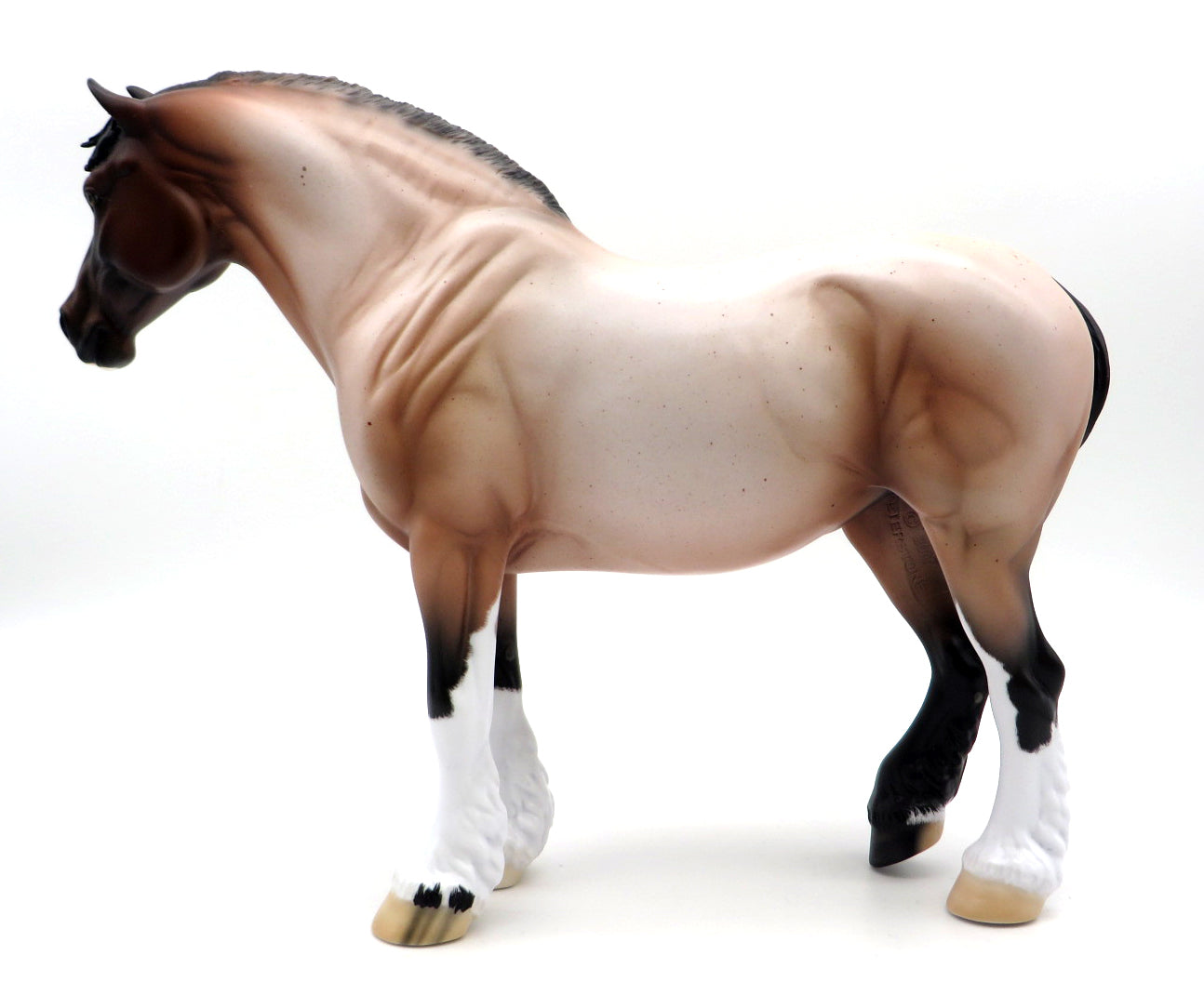 Scrimmage-OOAK Bay Roan Heavy Draft Mare-SB22