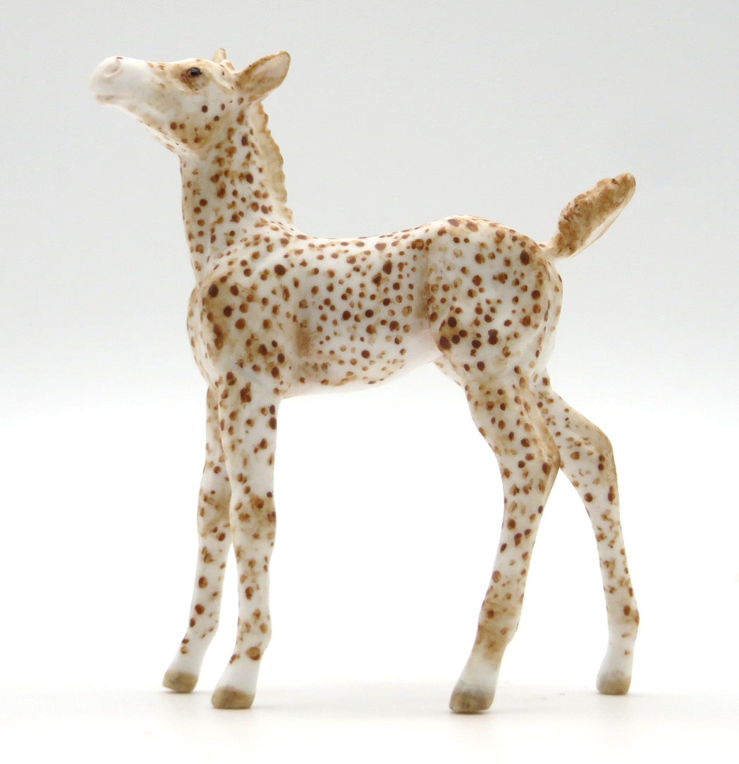 Nutmeg- OOAK Chestnut Appaloosa Foal  Chip STONE BOWL V