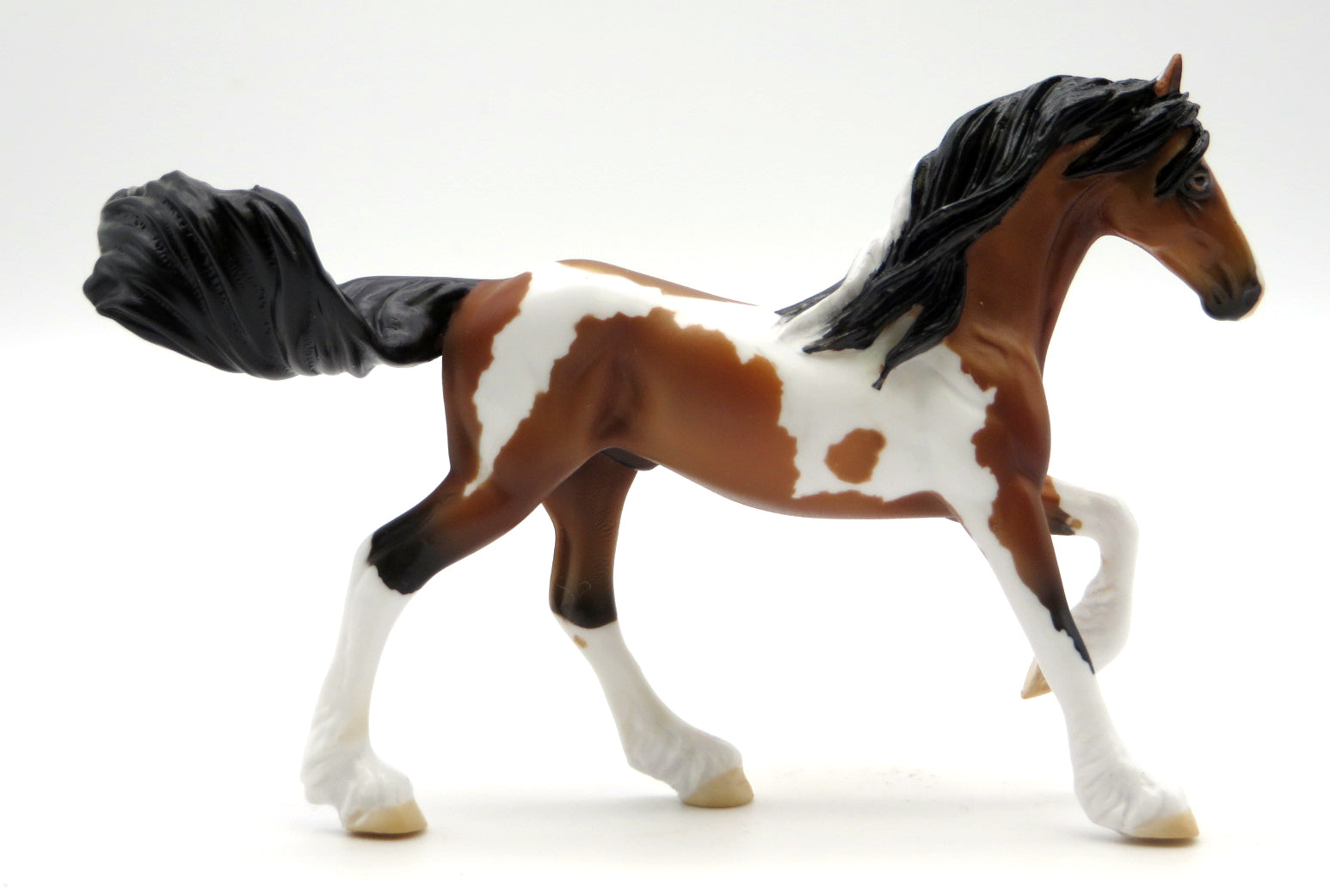 Sportsman - OOAK Bay Pinto Fresian Chip