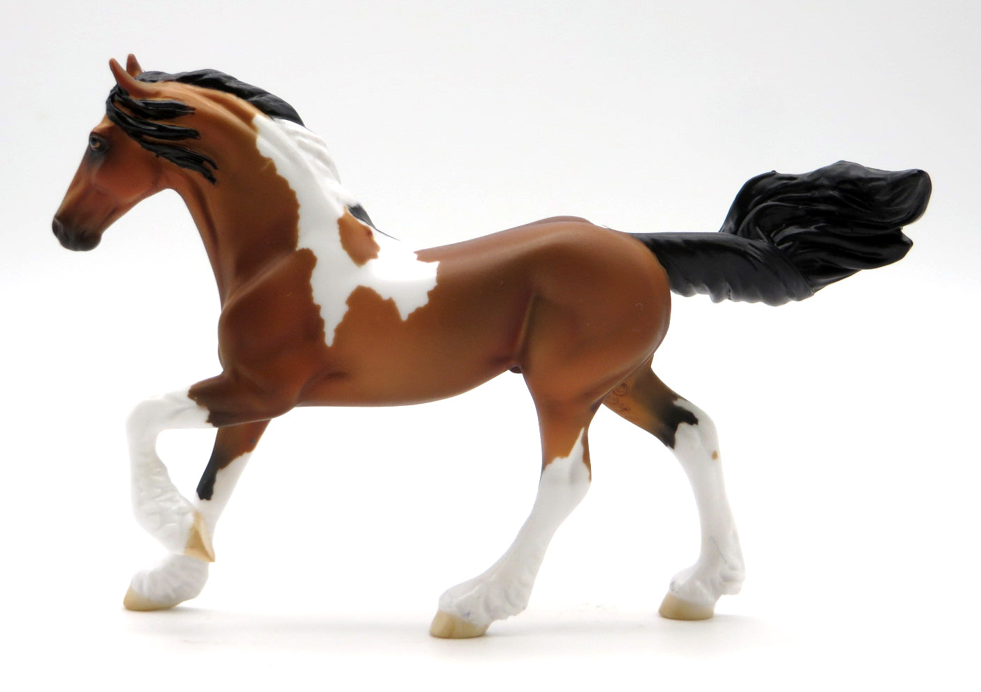 Sportsman - OOAK Bay Pinto Fresian Chip