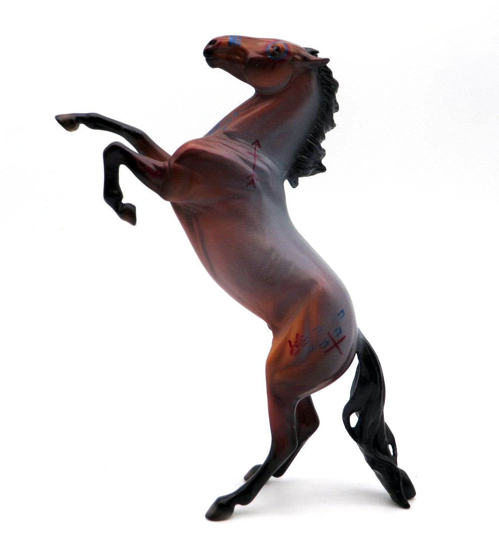 War Paint-OOAK Rearing Pebbles  STONE BOWL V