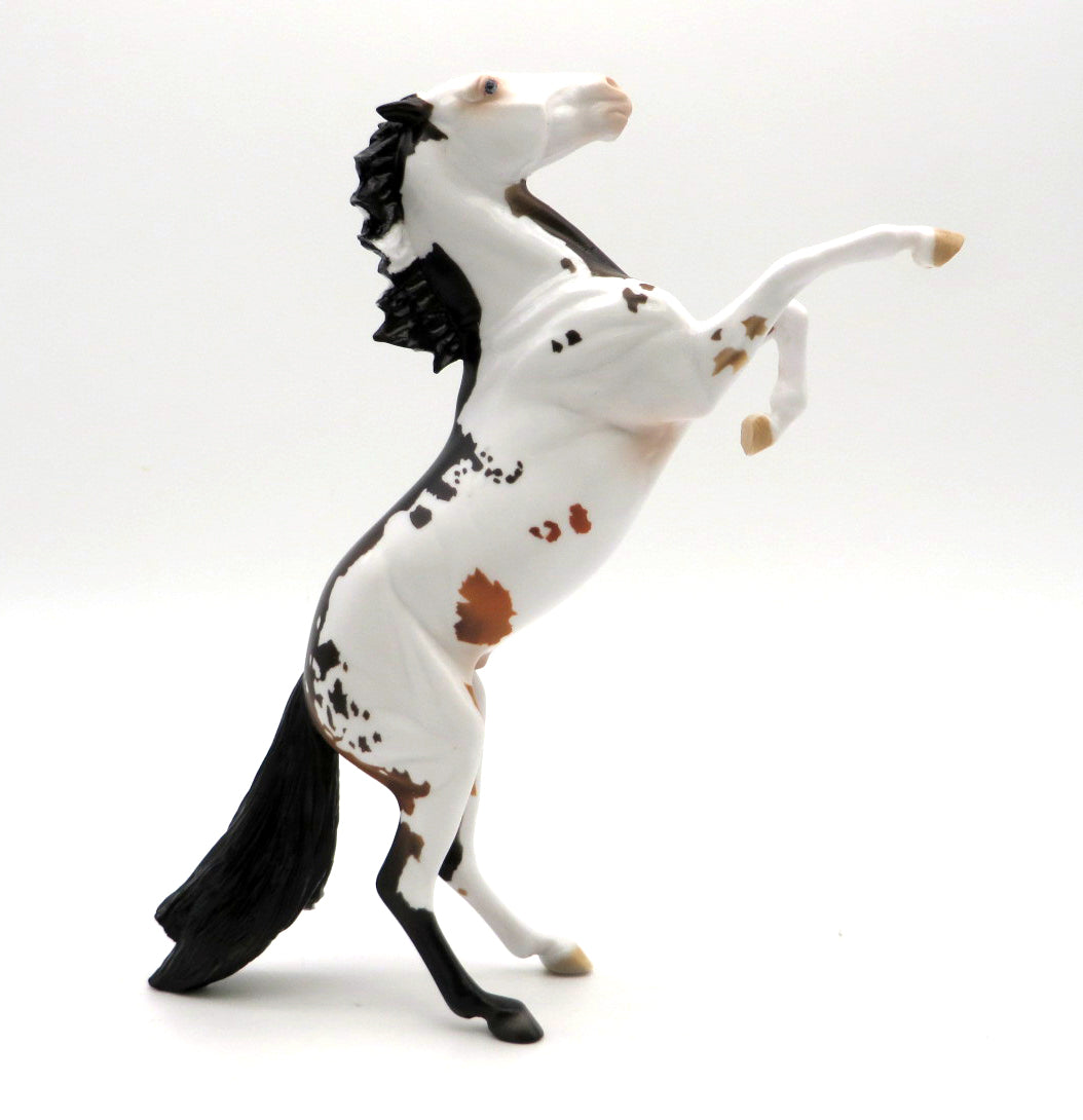 Game Face-OOAK Bay Pinto Rearing Pebbles Super Bowl V