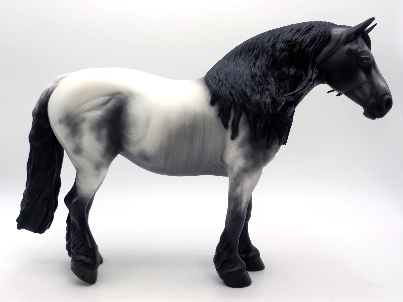 Mother May I-OOAK Blue Roan Heavy Draft Mare-SB22
