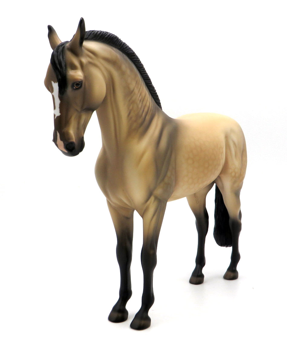 Break Out - OOAK  Dapple Buckskin Andalusian STONE BOWL V