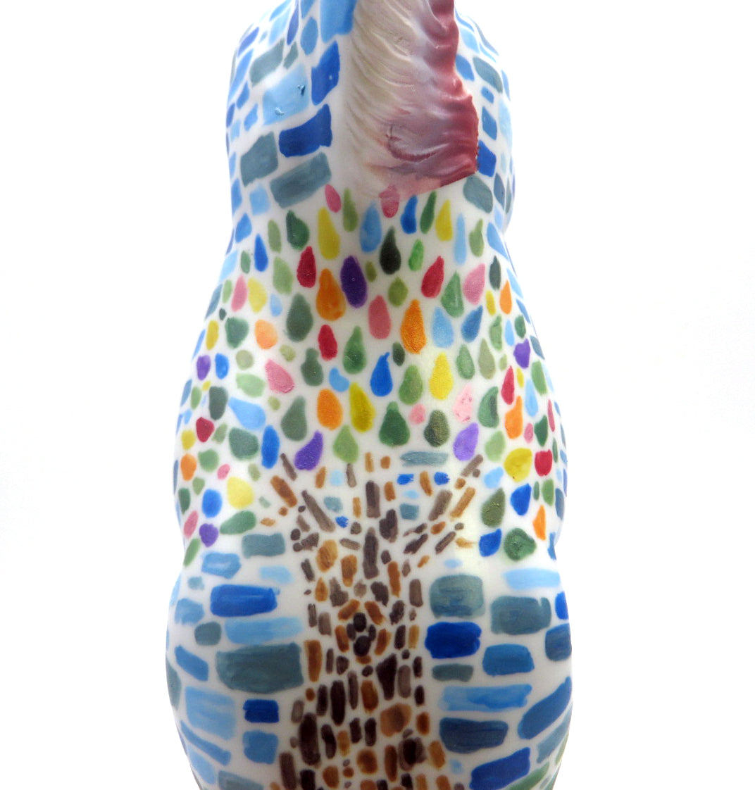 Trico-OOAK Trotting Draft Pebbles  STONE BOWL V