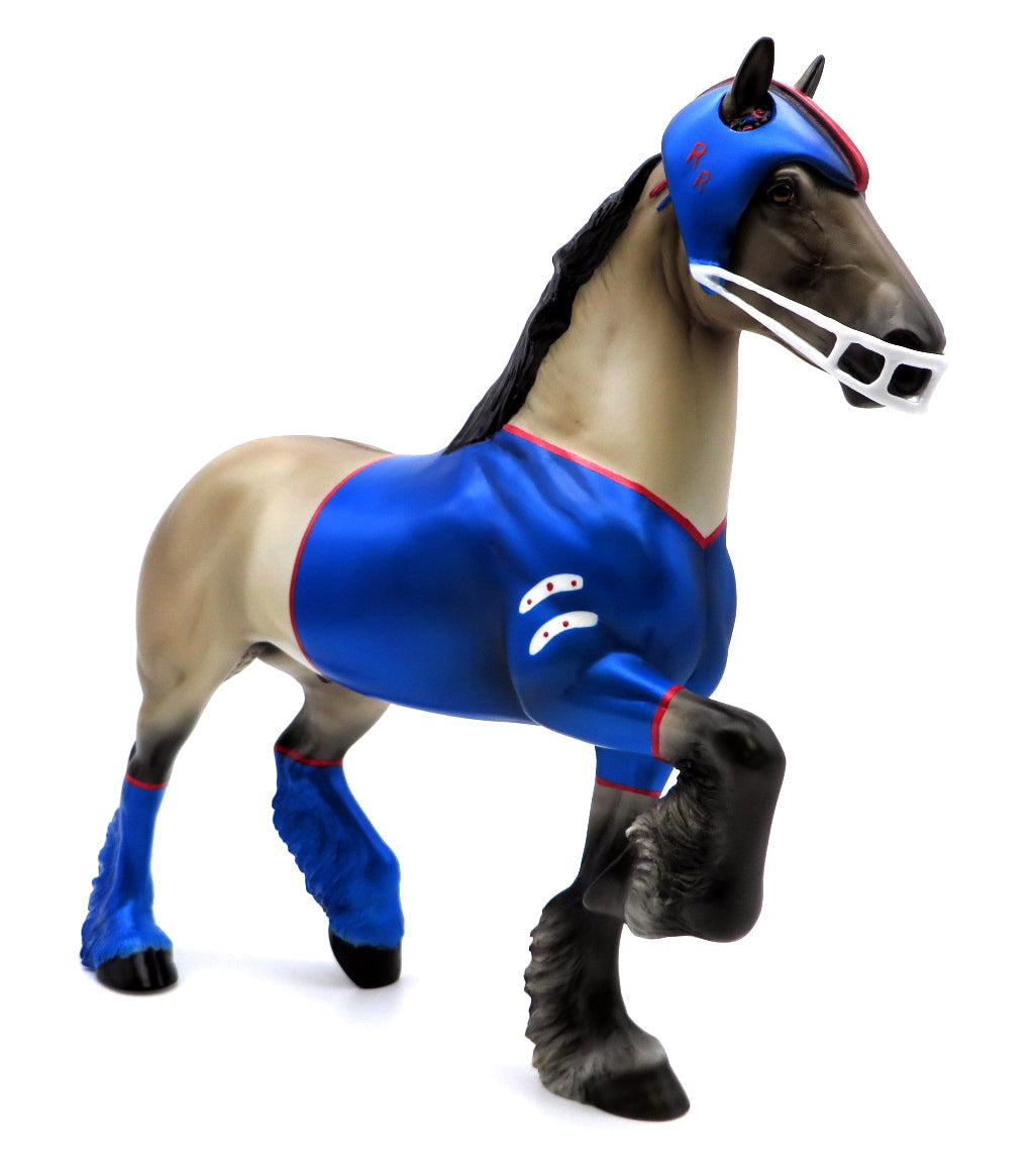 Rough Rider- OOAK Deco Trotting Drafter -SB22