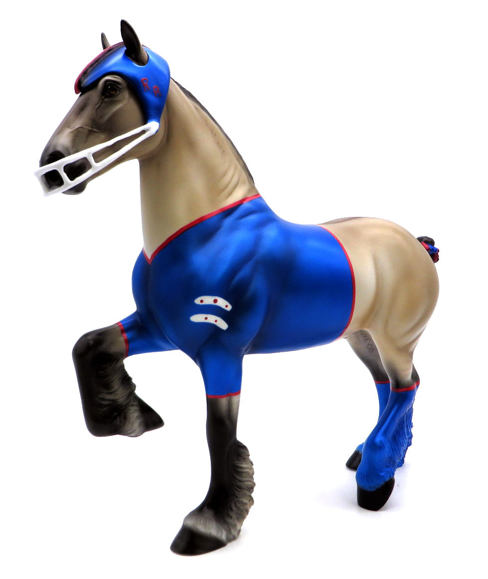 Rough Rider- OOAK Deco Trotting Drafter -SB22