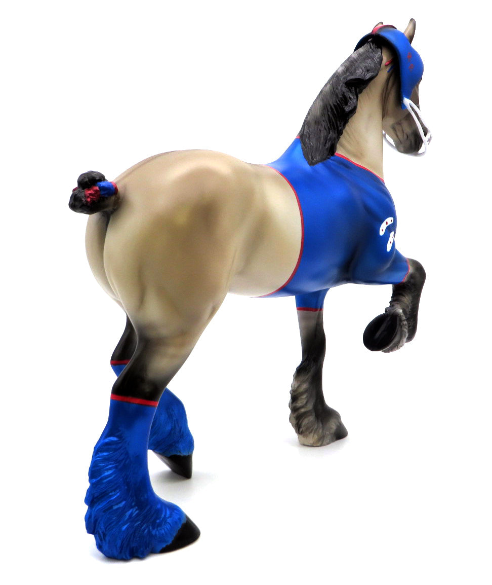 Rough Rider- OOAK Deco Trotting Drafter -SB22