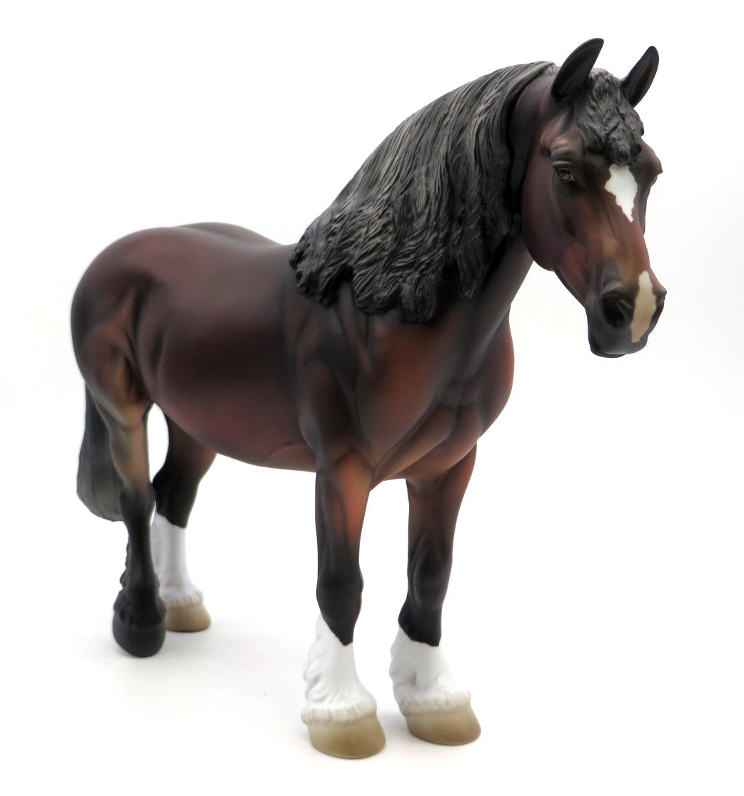 Greta-OOAK Bay Heavy Drafter Painted by Sheryl Leisure 1/22/22