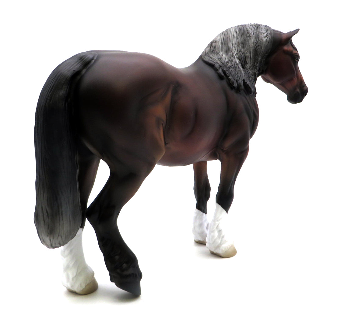 Greta-OOAK Bay Heavy Drafter Painted by Sheryl Leisure 1/22/22