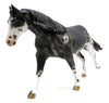 Lou-OOAK Black Sabino Running Stock Horse Painted by Sheryl Leisure 1/22/22