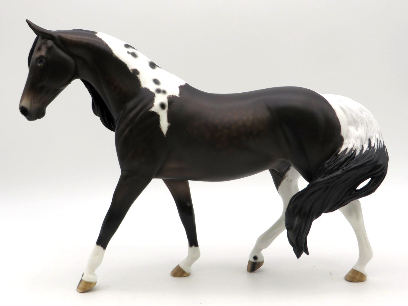 Tag U R It-OOAK Bay Pinto Pony Painted by Sheryl Leisure 1/22/22