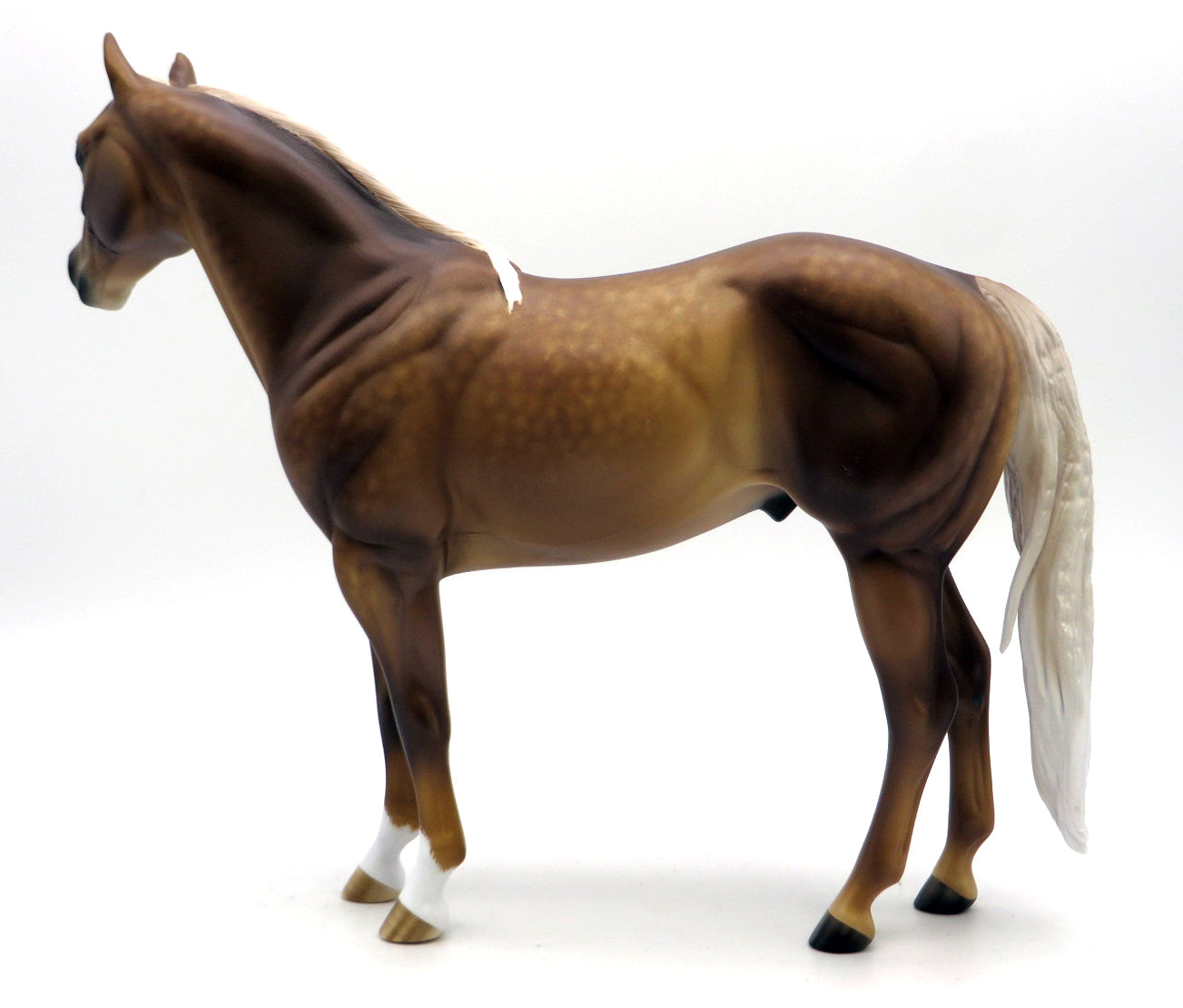 Baxter-OOAK Dapple Palomino ISH Painted by Sheryl Leisure 1/22/22