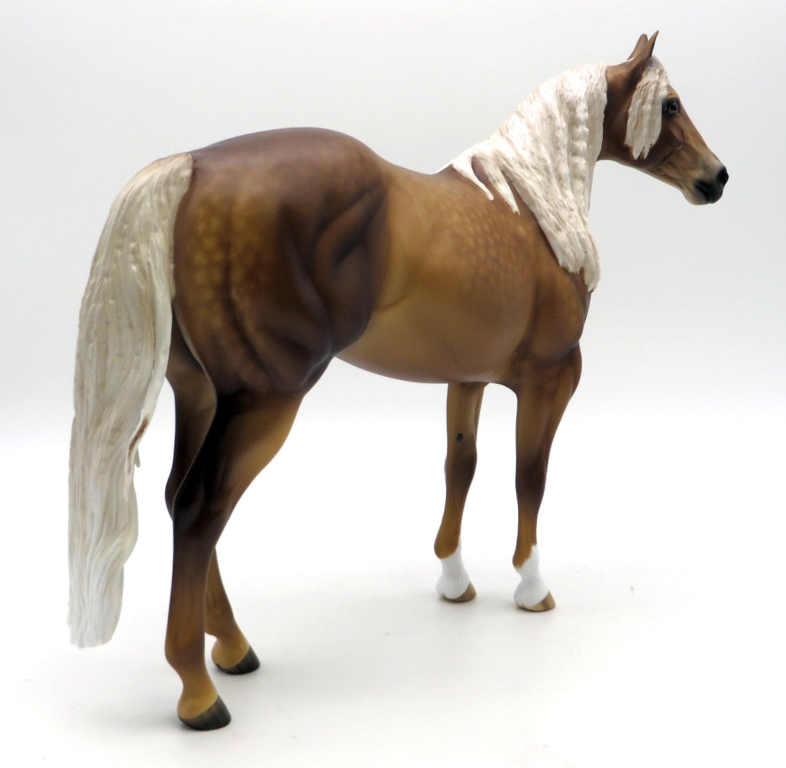 Baxter-OOAK Dapple Palomino ISH Painted by Sheryl Leisure 1/22/22