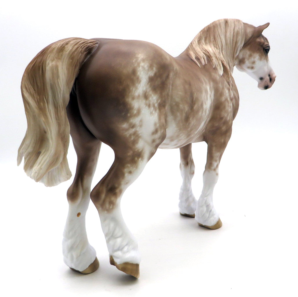 Georgette - Chestnut Sabino Heavy Drafter by Sheryl Leisure - 2/28/22