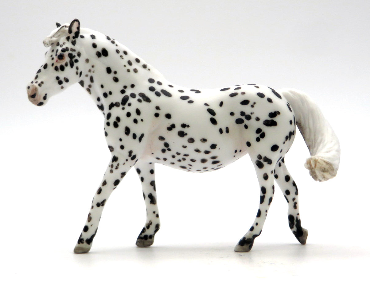 Glitz-OOAK Appaloosa Pony Chip Painted by Andrea SHCF 2022