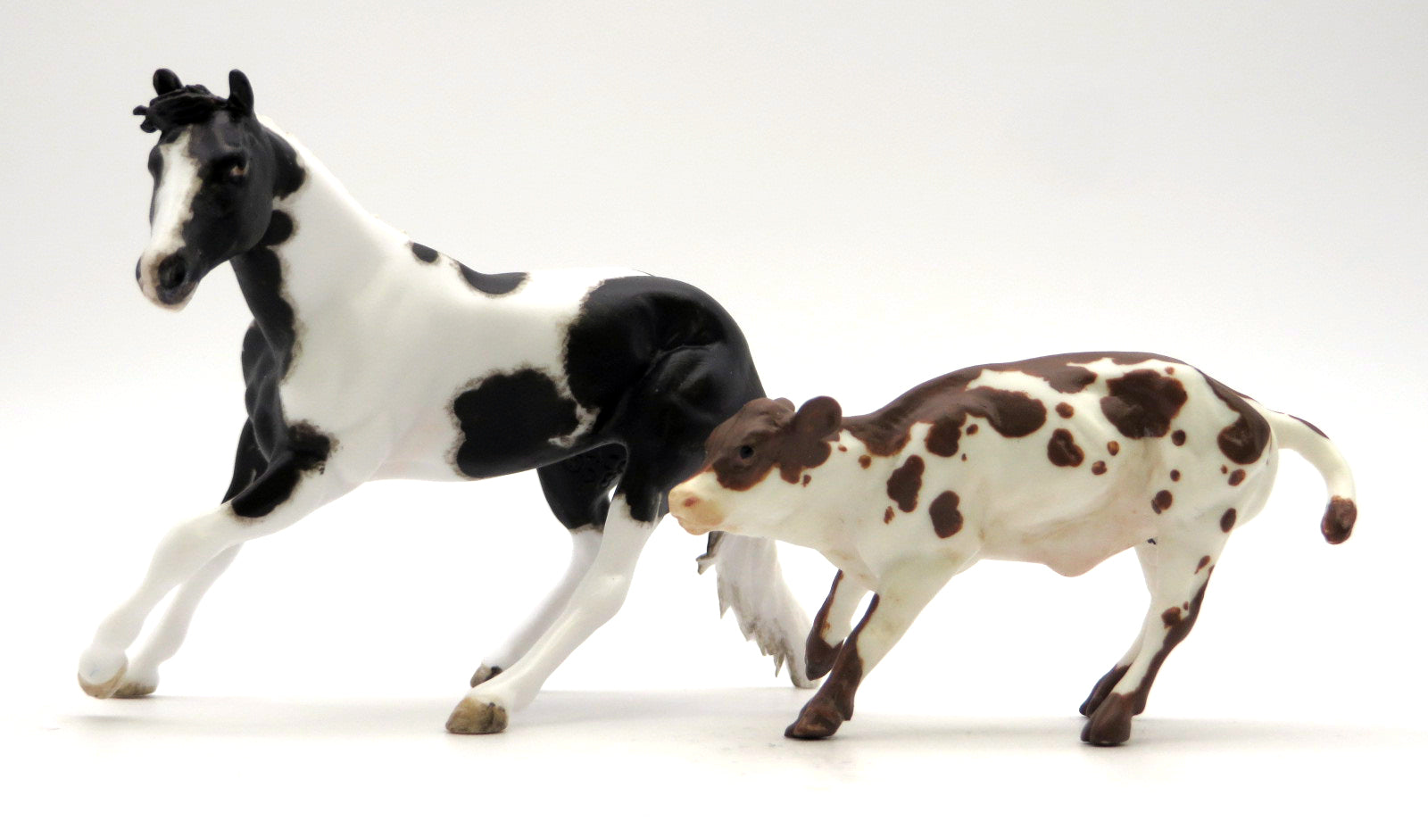 Security and Risky OOAK Cutter and Calf Chip Painted by Andrea 2/23/22