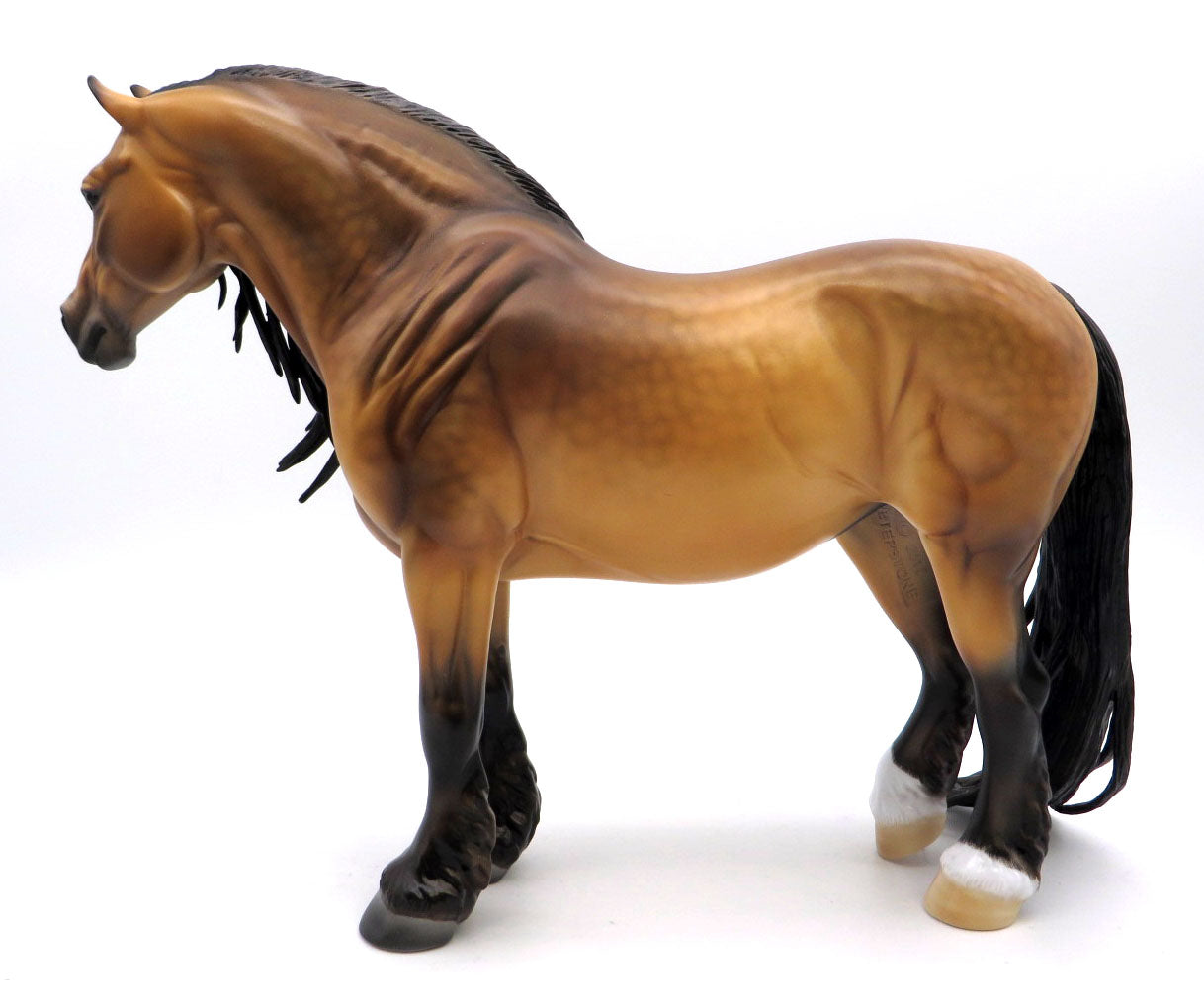 Kitrix - Buckskin Draft Mare by Carrie Keller