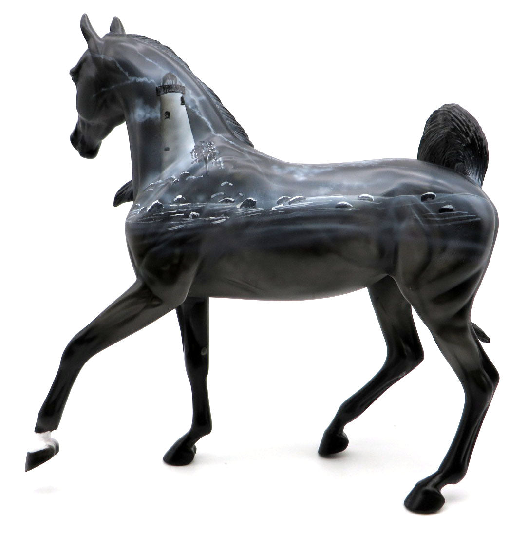 Celtic Sea-OOAK Arabian Mare Deco Painted by Dawn Quick 3/21/22