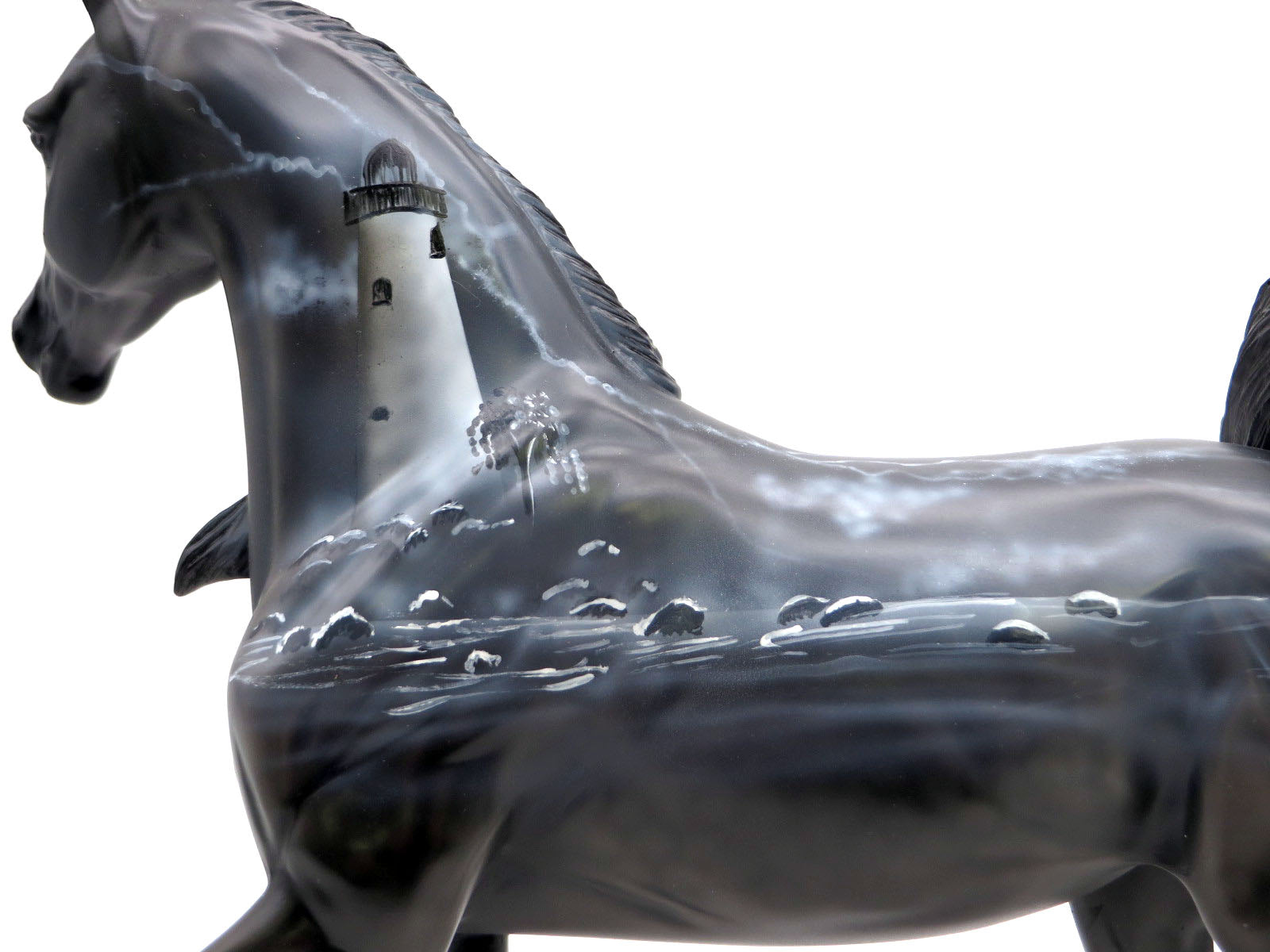 Celtic Sea-OOAK Arabian Mare Deco Painted by Dawn Quick 3/21/22