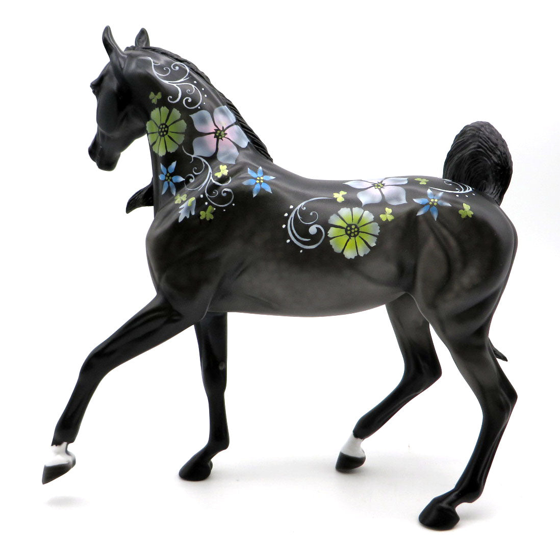 Aine- OOAK Arabian Mare Decorator Painted by Dawn Quick 3/17/22