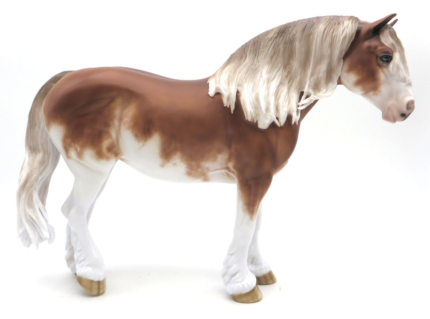 Voidoid - Chestnut Sabino Draft Mare by Sheryl Leisure