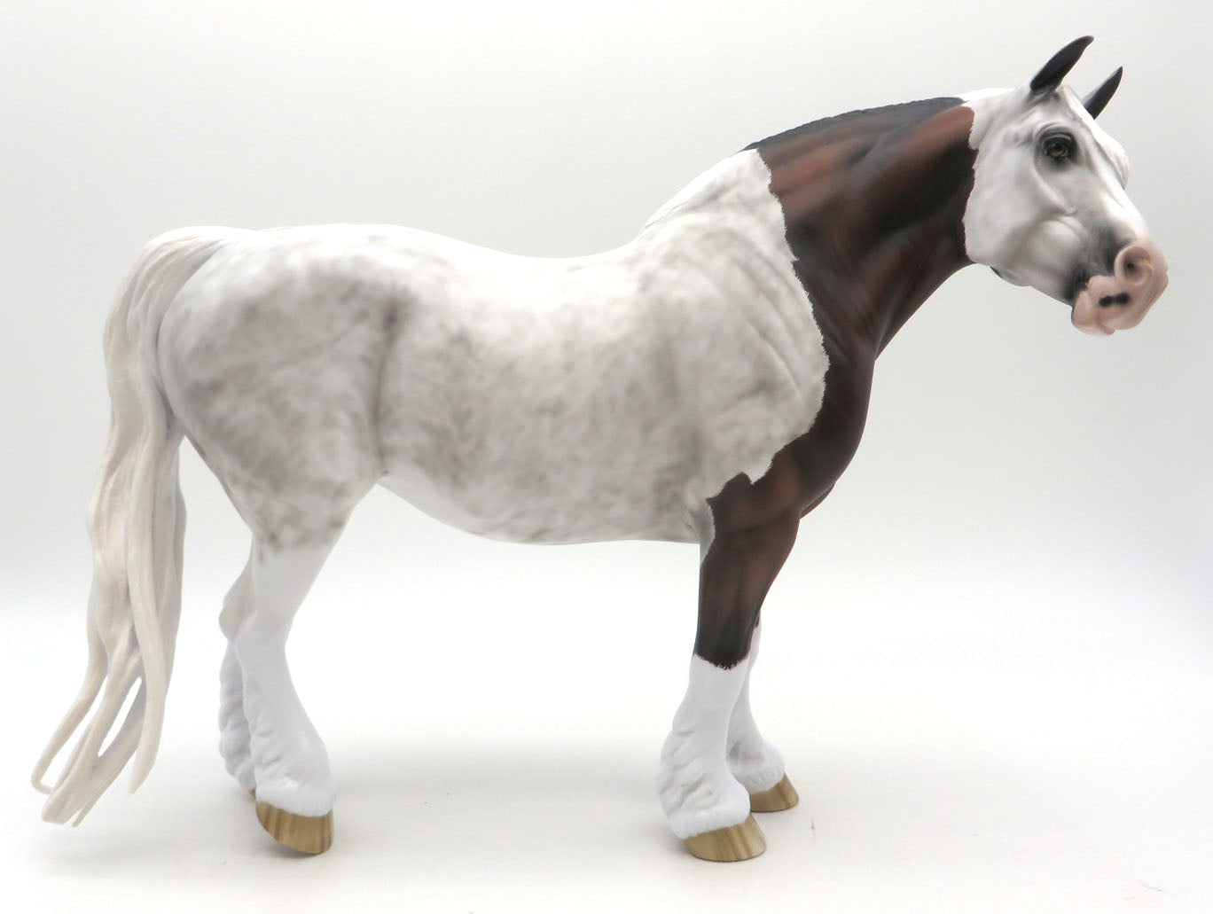 Misfit - Gray Somatic Mutation Draft Mare by Sheryl Leisure