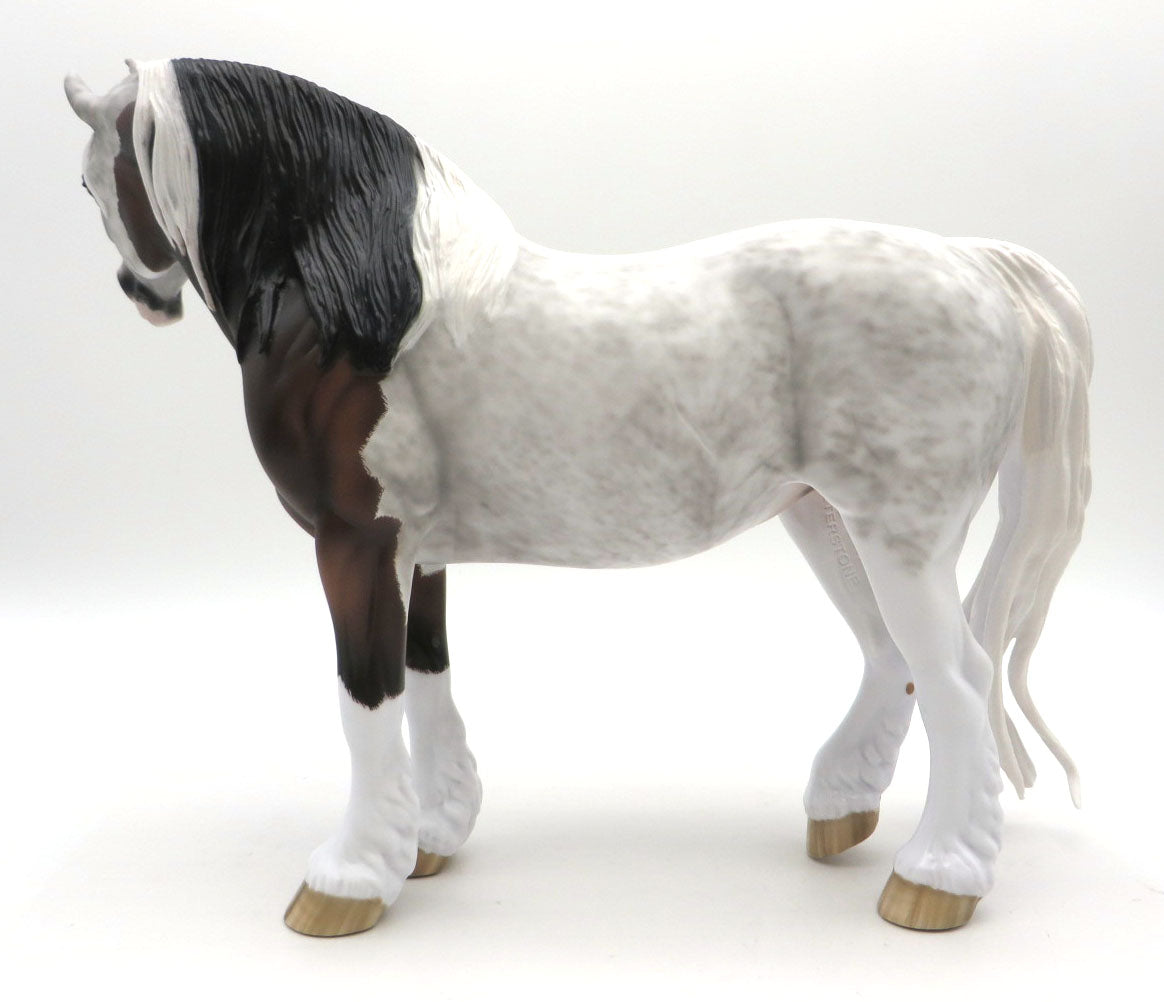 Misfit - Gray Somatic Mutation Draft Mare by Sheryl Leisure