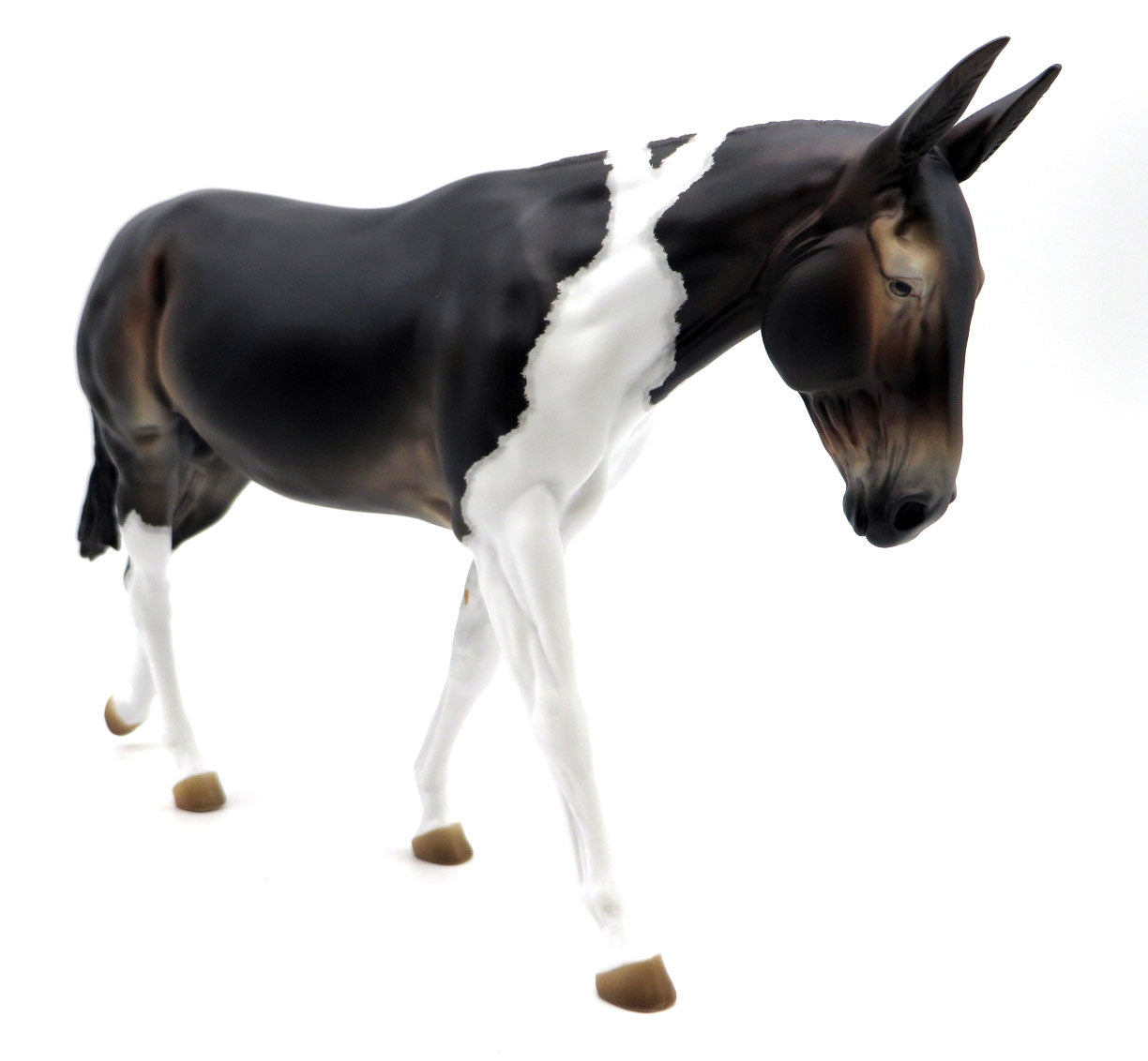 Christine-OOAK  Bay Pinto Mule Painted By Jess Hamill 3/21/22