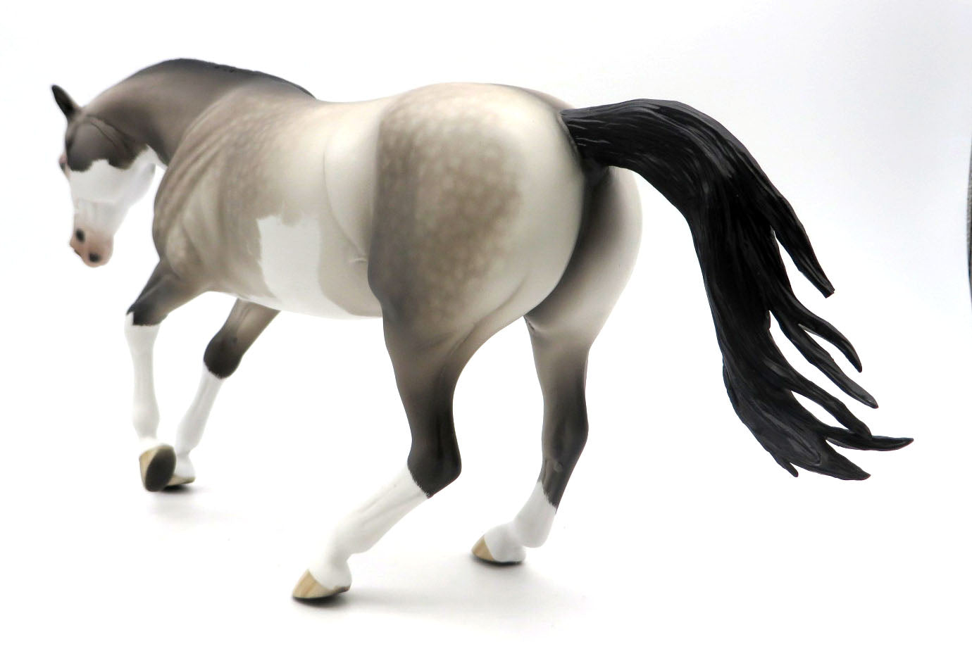 Mugwump - OOAK Etched Grulla Splash PH Painted by Sheryl Leisure 3/28/22