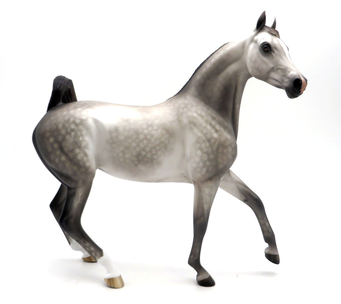 Indigo Girl-OOAK Dapple Grey Arabian Mare Painted by Sheryl Leisure SHCF
