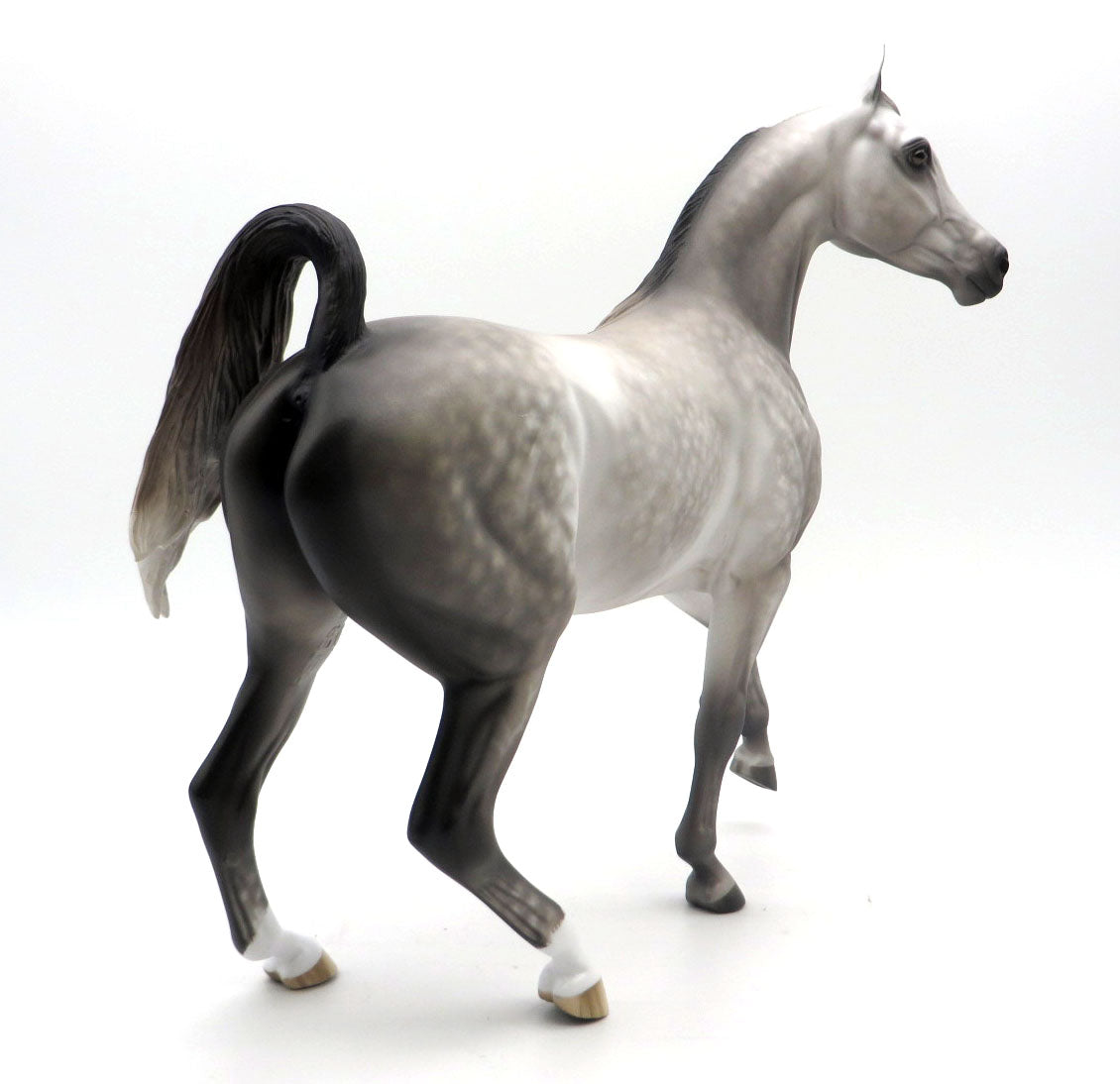 Indigo Girl-OOAK Dapple Grey Arabian Mare Painted by Sheryl Leisure SHCF