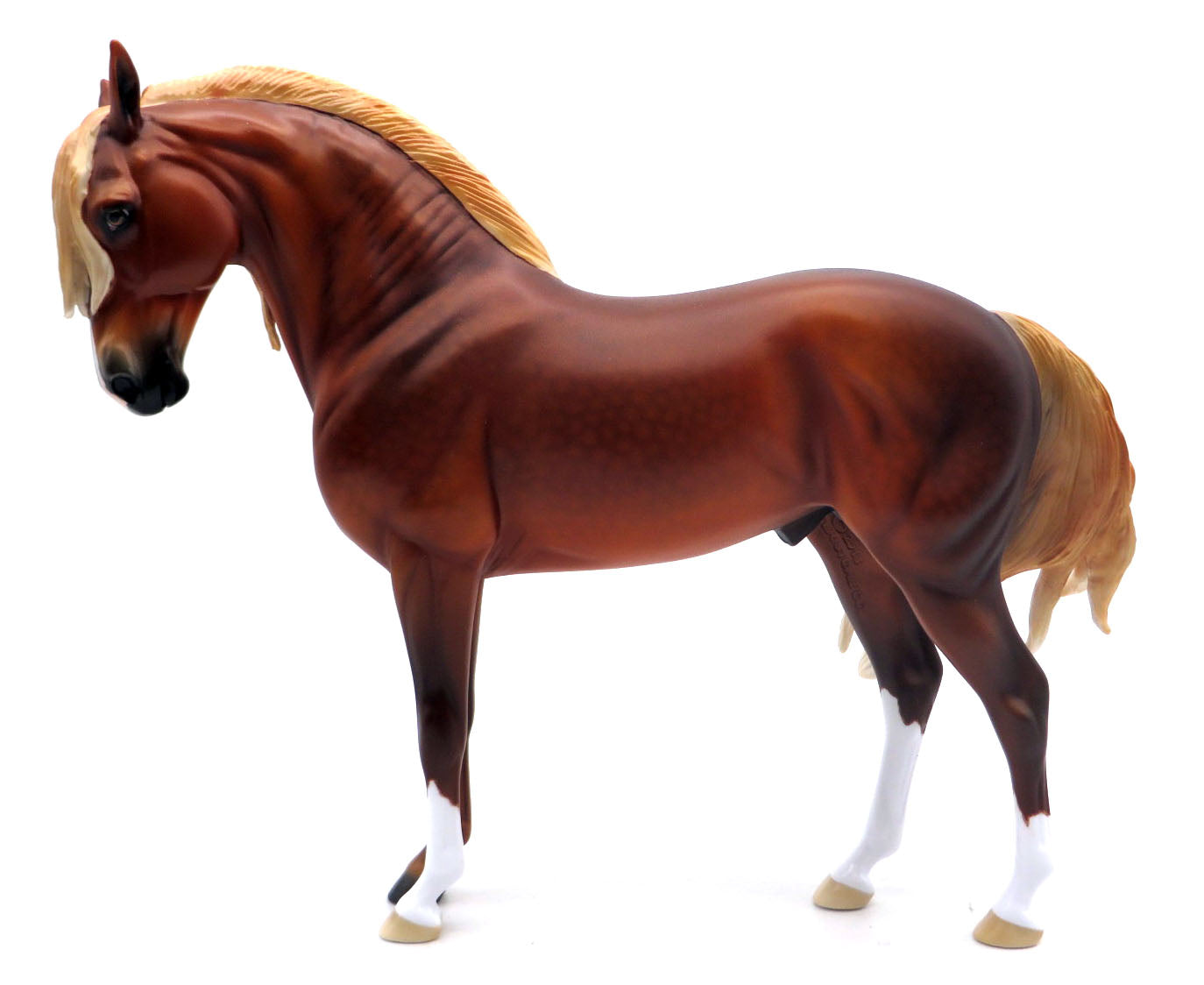 Just Like Fire-Flaxen Chestnut Andalusian Painted by Ellen Robbins 4/4/22