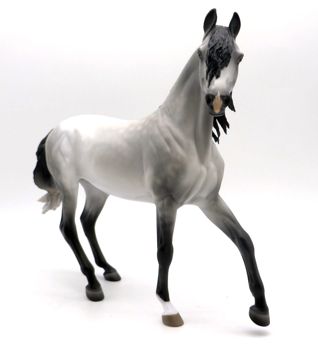 Nightwind -Grey Arabian Mare Painted by Jess 4/4/22