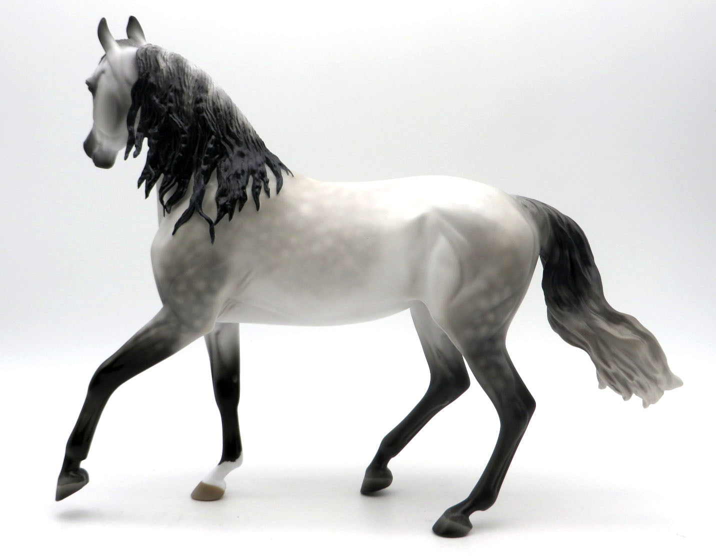 Nightwind -Grey Arabian Mare Painted by Jess 4/4/22