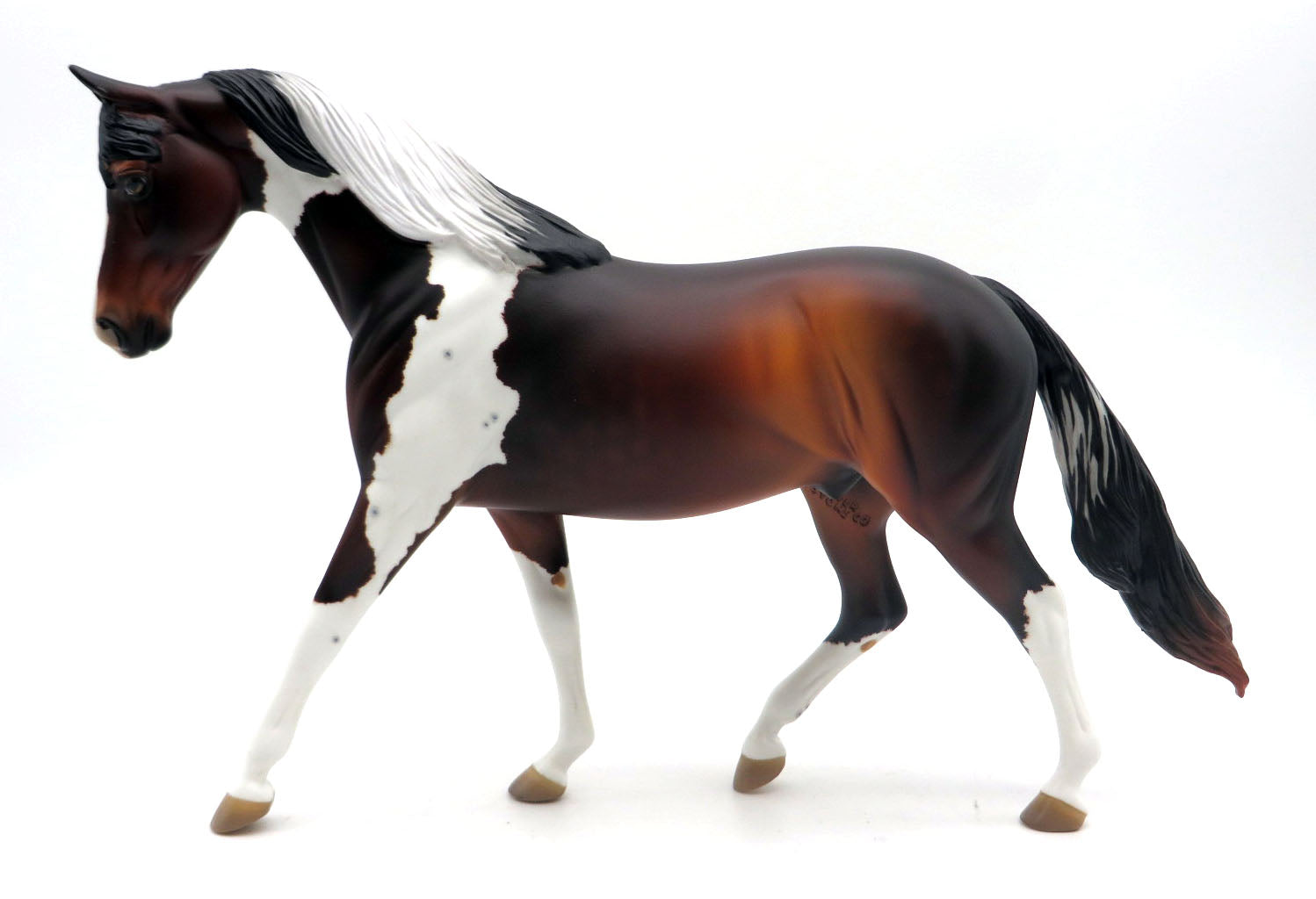 Terror Tongue-OOAK Pinto Pony Painted by Ellen Robbins 4/4/22