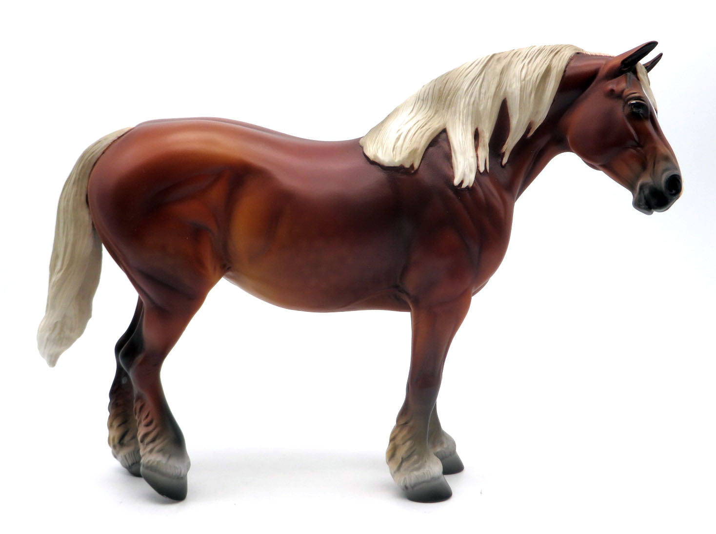 Ironspine-OOAK Heavy Draft Mare Painted by Ellen Robbins 4/4/22