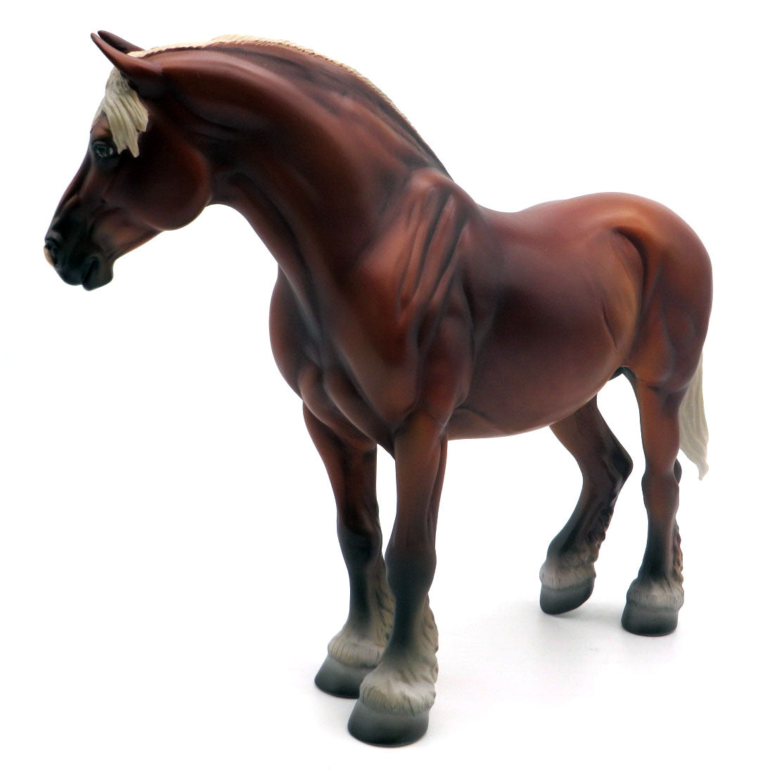 Ironspine-OOAK Heavy Draft Mare Painted by Ellen Robbins 4/4/22