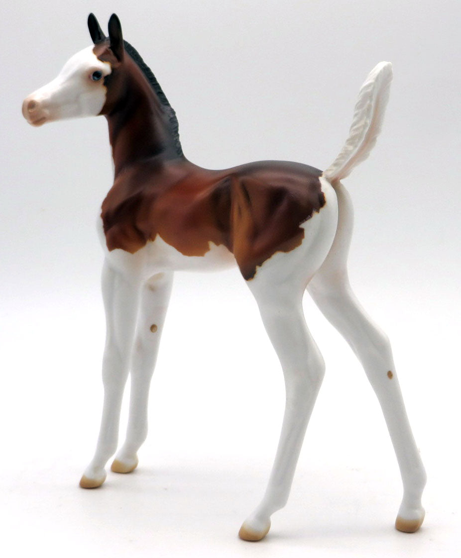 Ing-Bing OOAK Dapple Buckskin Splash Irish Draft Painted by Julie Keim SHCF 22