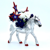 Patriotic Flower Pot - Painted by Ellen Robbins - 6/30/21