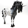 Thunderstruck-OOAK Loud Appaloosa Andalusian Unicorn Painted by Dawn Quick 4/11/22